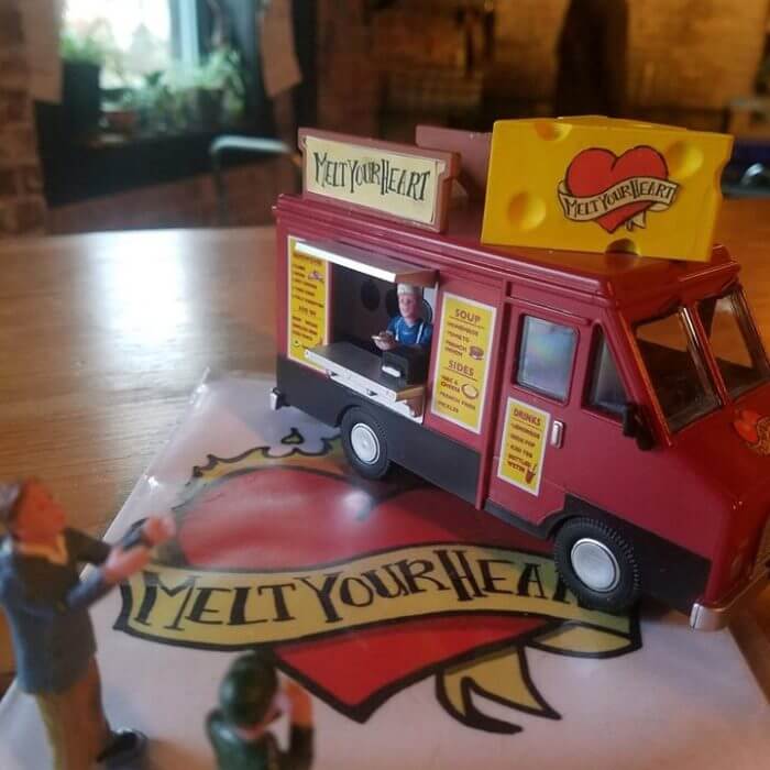 melt your heart grilled cheese mini toy trucks