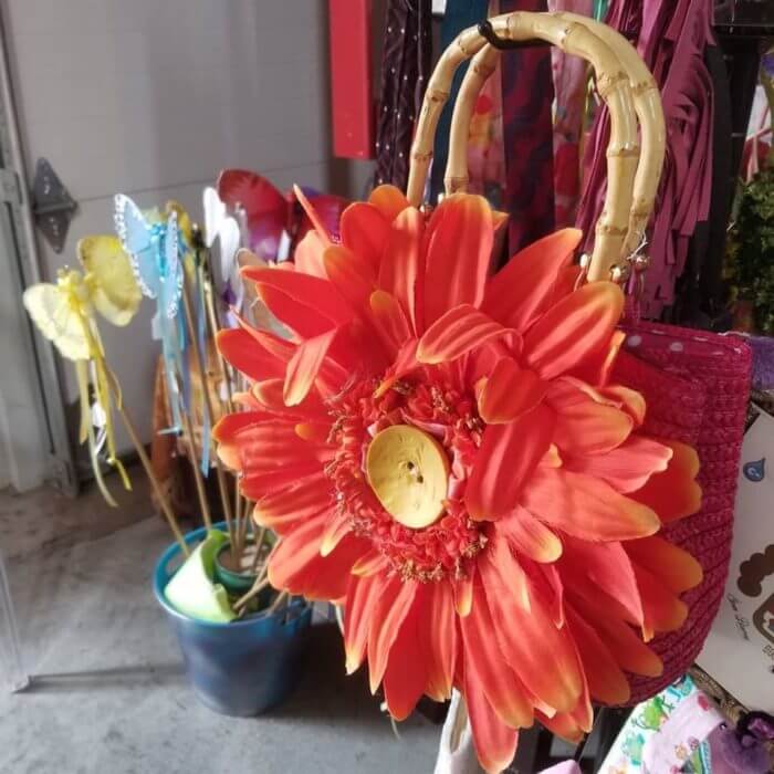 flower petal purse