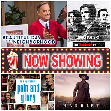now showing movie poster collage